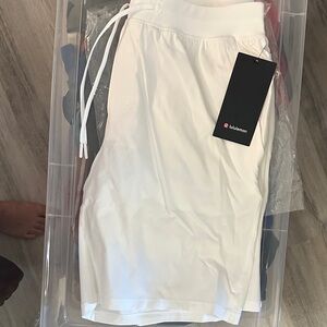 lululemon athletica NWT Men's Crisp White Athletic Shorts